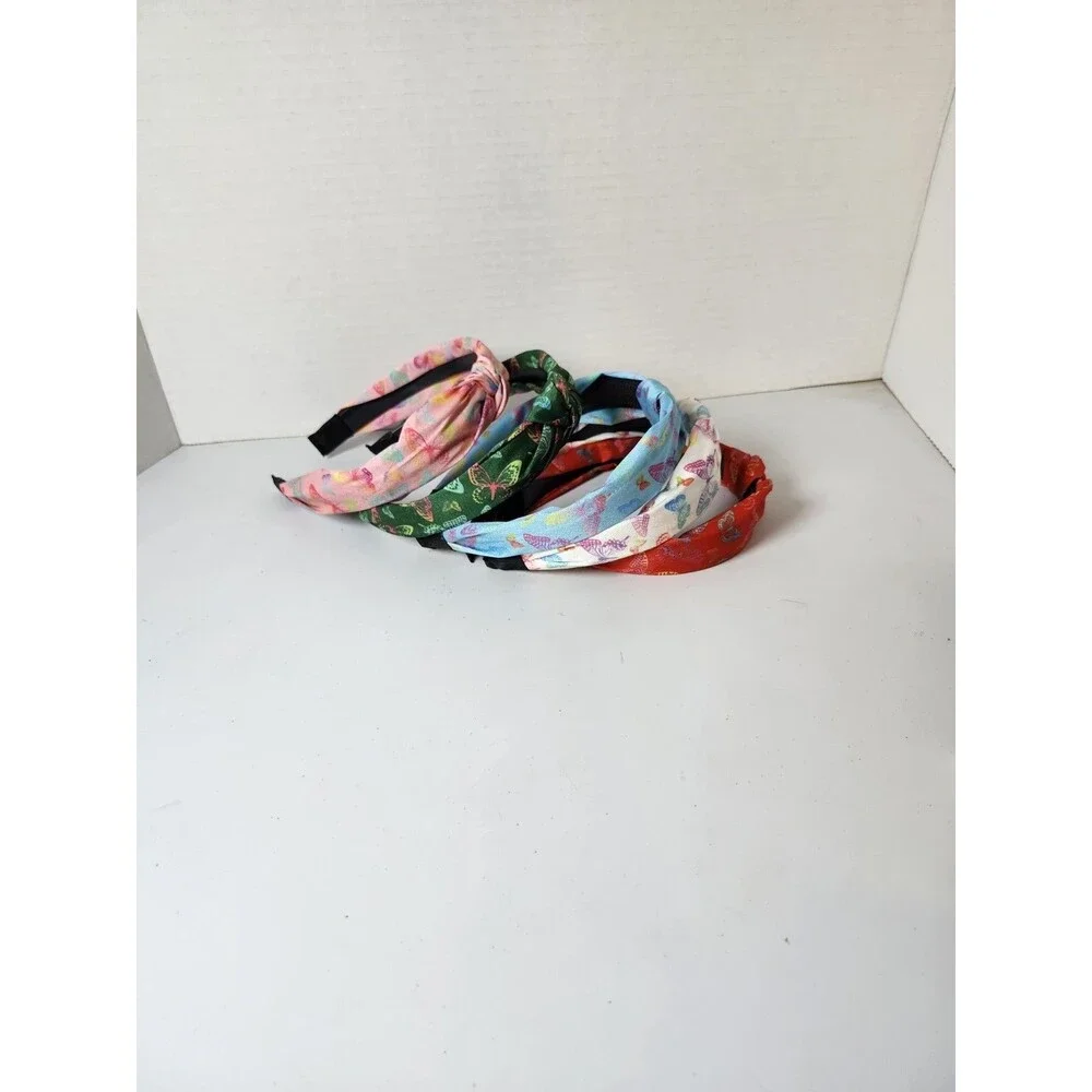 Lot Of 5 Headbands Multicolor